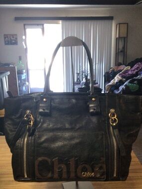 Chloe Leather Shoulder Bag